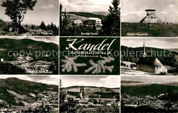 Kandel Breisgau Gipfelpyramide Kandel-Hotel Waldkirch G