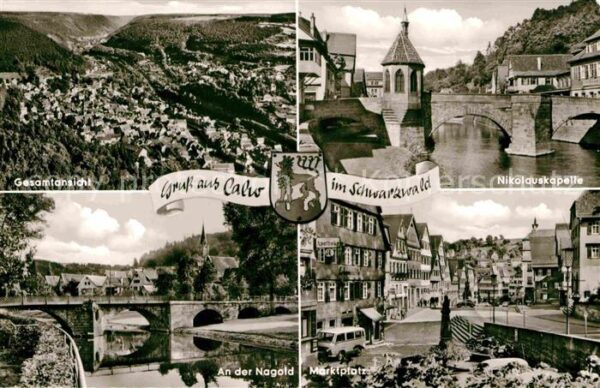 Calw Nikolauskapelle Fliegeraufnahme Nagold