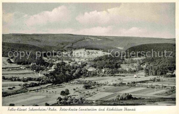 Sobernheim Bad Rotes Kreuz-Sanatorium und Kurhäuser