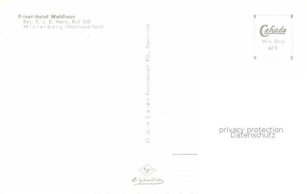 Winterberg Hochsauerland Privat-Hotel-Waldhaus – Bild 2