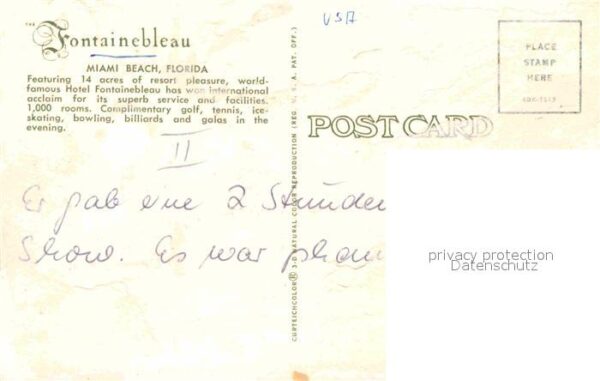 Miami Beach Fliegeraufnahme Hotel Fontainebleau – Bild 2