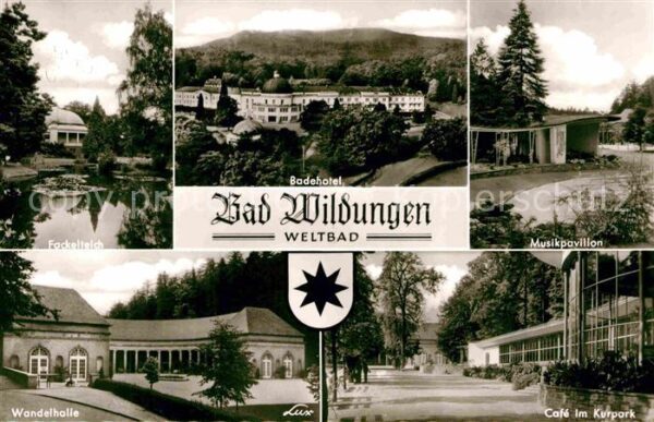 Bad Wildungen Badehotel Cafe am Kurpark Wandelhalle F