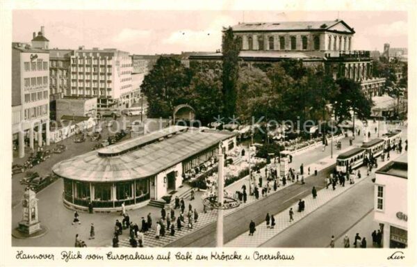 Hannover Europahaus Cafe am Kröpcke und Opernhau