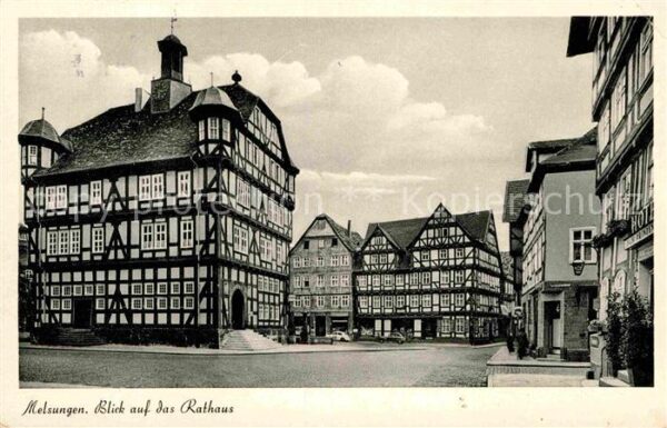 Melsungen Fulda Rathaus Fachwerk