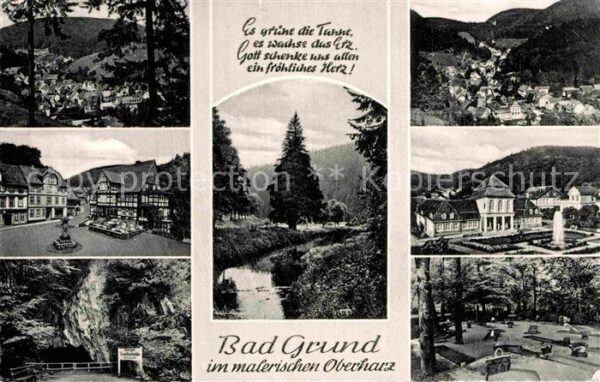 Bad Grund Minigolf Ortspartien Fliegeraufnahme