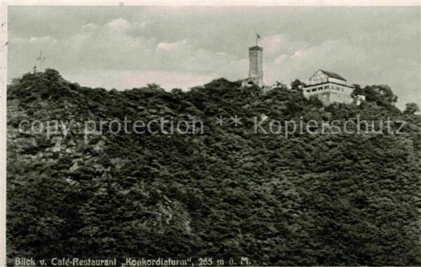 Bad Ems Blick vom Cafe Restaurant Konkordiaturm