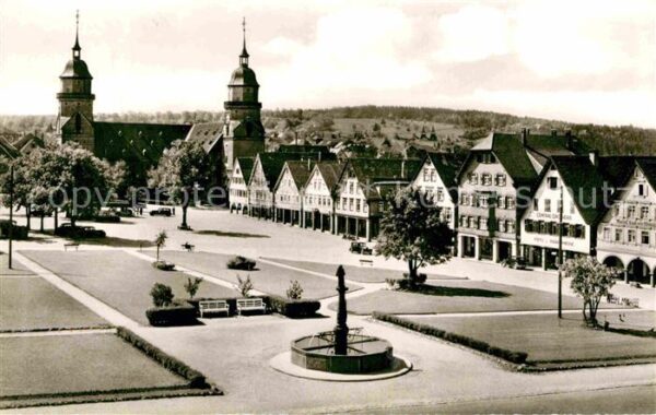 Freudenstadt Marktplatz mit Kirche
