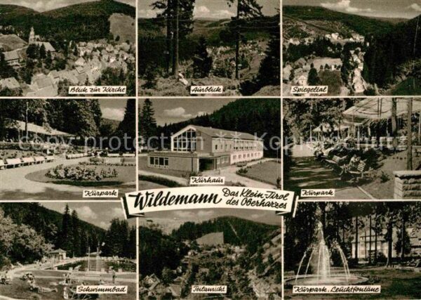 Wildemann Spiegeltal Kurpark Kurhaus Schwimmbad