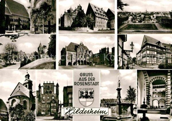 Hildesheim Fachwerk Kirche Brunnen