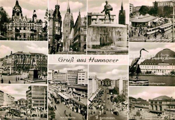 Hannover Duve Brunnen Opernhaus Stadthallengarte