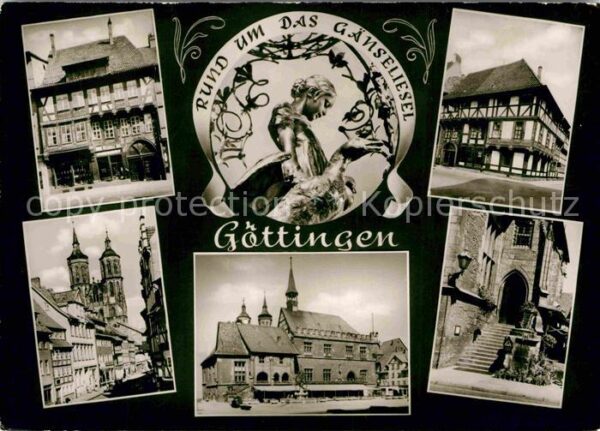 Goettingen Niedersachsen Rund ums Gänselliesel