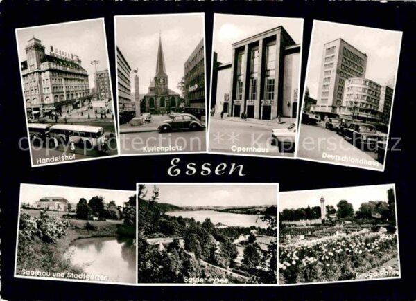 Essen Ruhr Handelshof Kurienplatz Opernhaus Deutsc