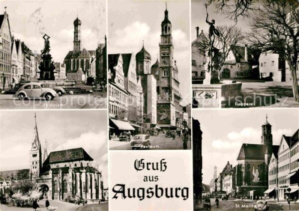 Augsburg St. Ulrich Fuggerei St. Moritz Dom