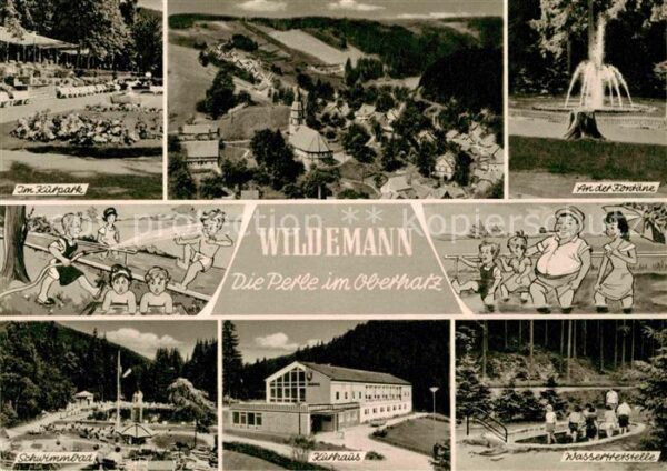 Wildemann Kurpark fa Wassertretstelle Schwimmbad