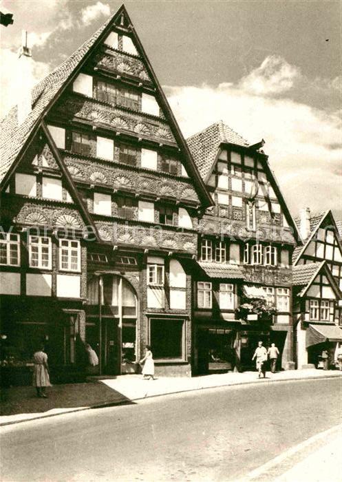 Bad Salzuflen Fachwerkhäuser in der Langen Straße