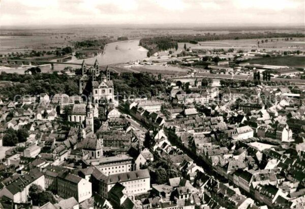 Speyer Rhein Fliegeraufnahme mit Münster