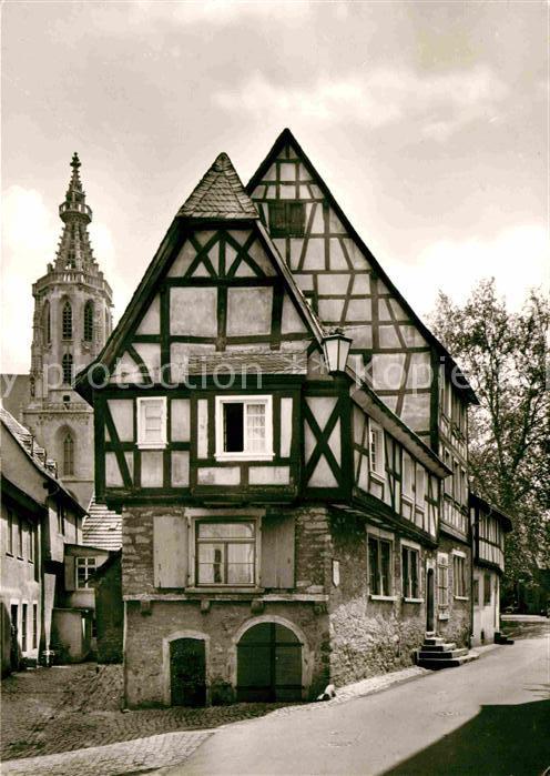 Meisenheim Glan Ritterherberge Obergasse mit Schloßkirc