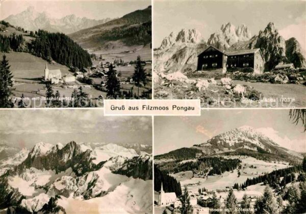 Filzmoos Bischofsmütze Hofpürgelhütte Rötelstein