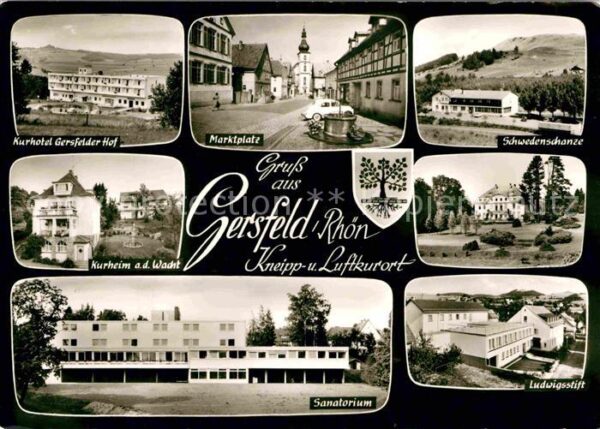 Gersfeld Rhoen Schwedenschanze Kurhotel Gersfelder Hof