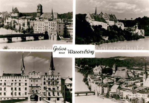Wasserburg Bodensee Brückenpartie Fliegeraufnahme