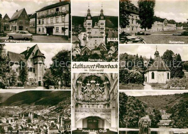 Amorbach Miltenberg Abteikirche Konventbau Amorsbrunn Seega