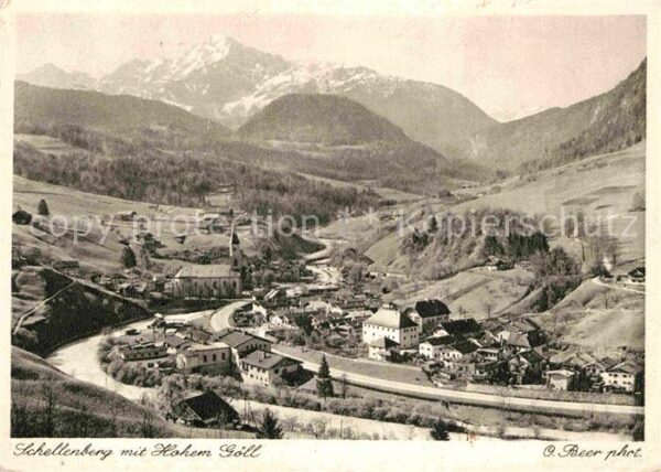Schellenberg Marktschellenberg Fliegeraufnahme mit Hohem Göll