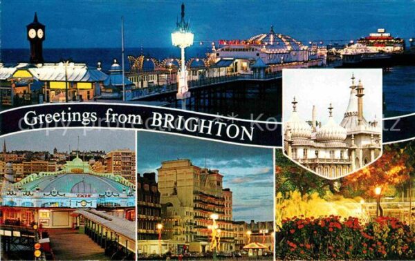 Brighton East Sussex Panorama Teilansichten