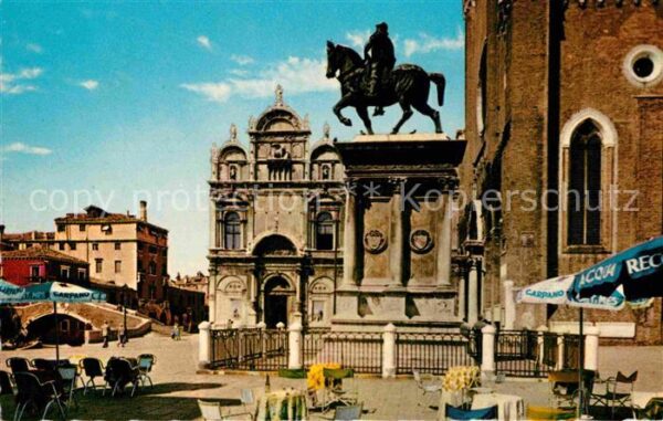 Venezia Venedig Monumento al Collconi