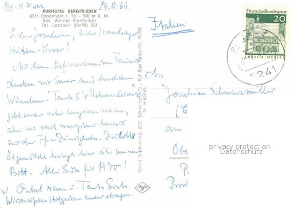 Eppenhain Kurhotel Bergfrieden – Bild 2