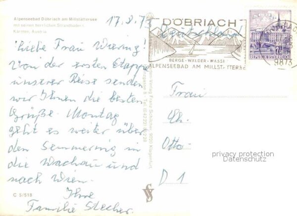 Doebriach Millstaettersee Fliegeraufnahme – Bild 2