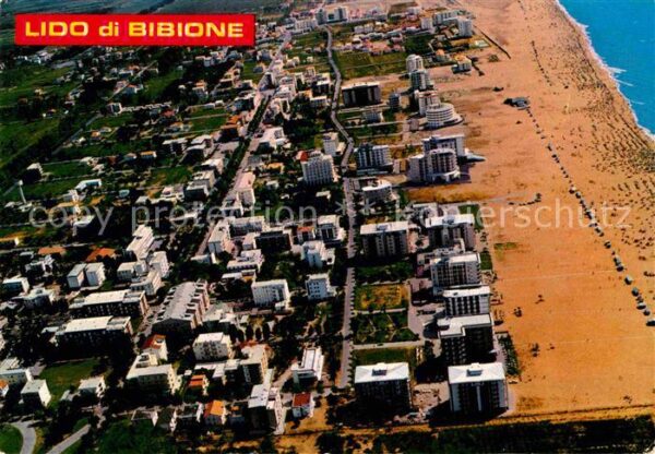 Bibione Strand Fliegeraufnahme
