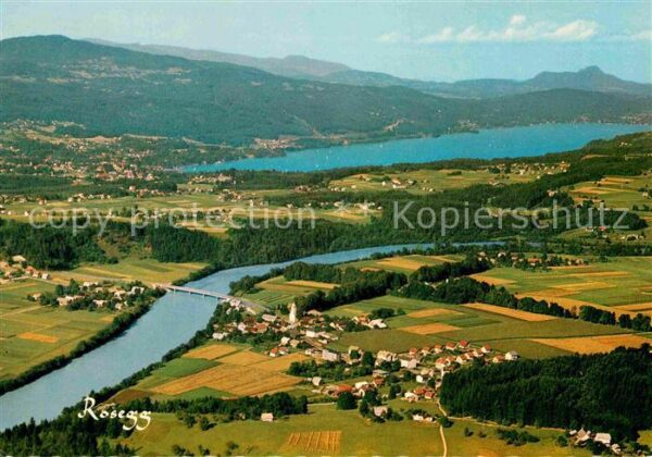 Rosegg Fliegeraufnahme mit Wörthersee