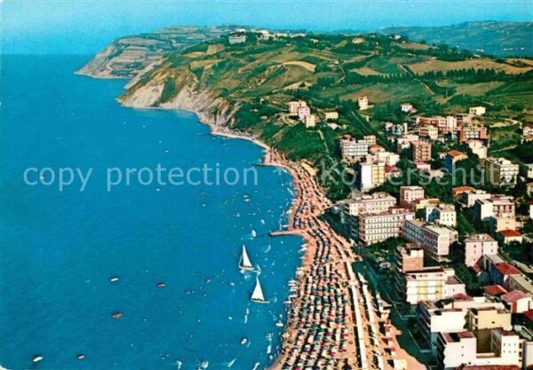 Gabicce Mare Fliegeraufnahme