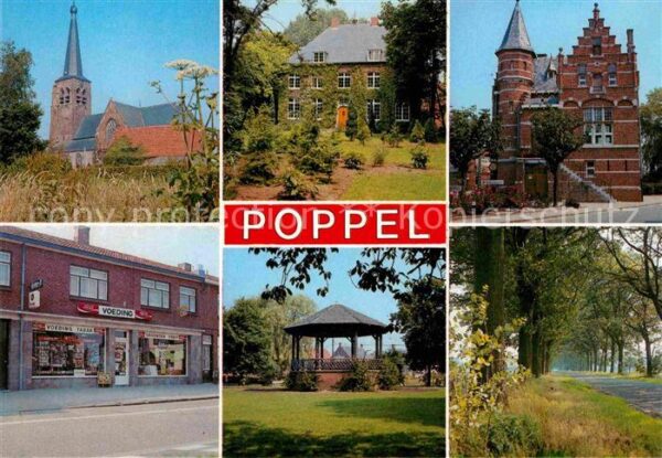 Poppel Kirche Park Schloss Kaufhaus Pavillon A