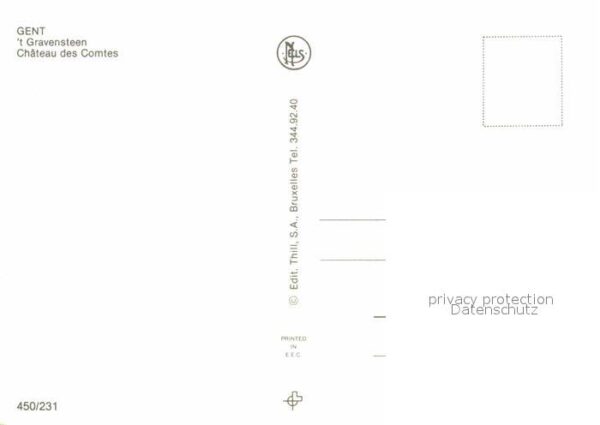 Gent Gand Flandre Chateau des Comtes Fliegeraufnahme – Bild 2