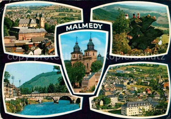 Malmedy Wallonie Teilansichten Schloss