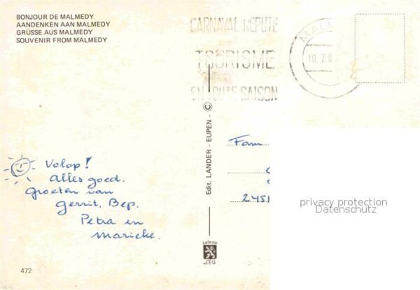 Malmedy Wallonie Teilansichten Schloss – Bild 2
