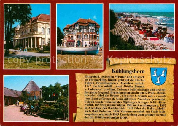 Kuehlungsborn Ostseebad Hotels Strandpartie