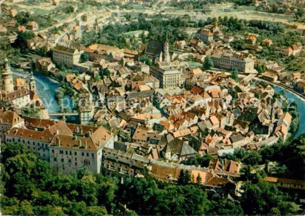Cesky Krumlov Fliegeraufnahme