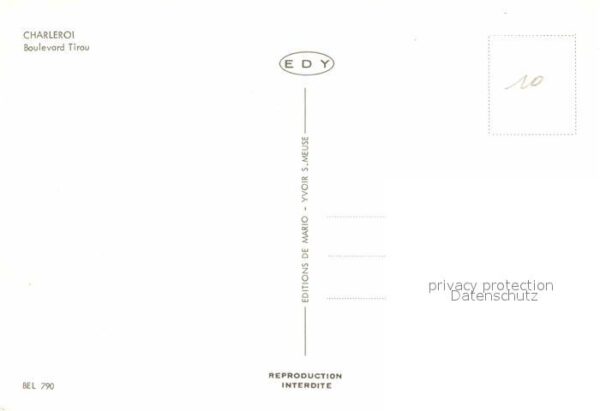 Charleroi Wallonie Boulevard Tirou Fliegeraufnahme – Bild 2