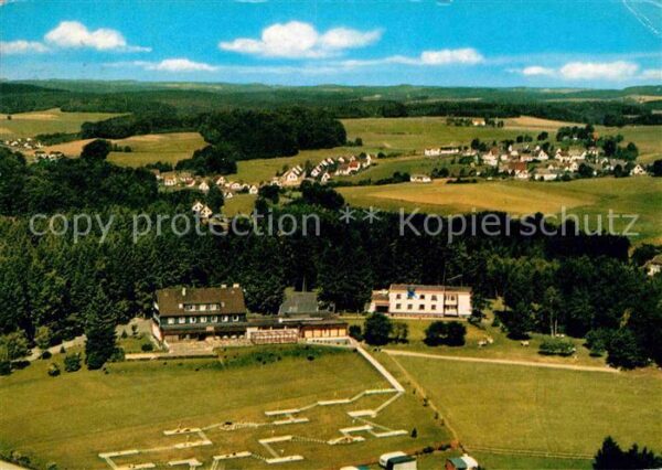 Marienheide Brucher Talsperre Fliegeraufnahme