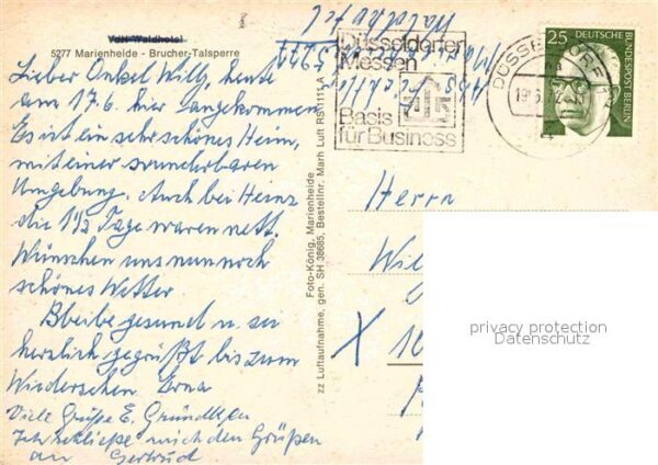 Marienheide Brucher Talsperre Fliegeraufnahme – Bild 2