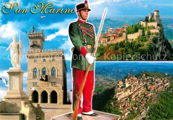 San Marino Repubblica Palazzo del Governo e Prima Torre Flieg