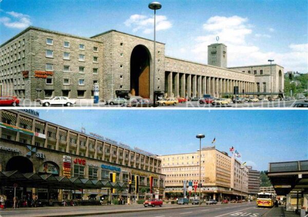 Stuttgart Hauptbahnhof Hindenburgbau und Zeppelin