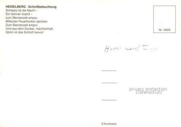 Heidelberg Neckar Schlossbeleuchtung – Bild 2