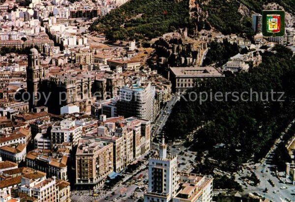 Malaga Andalucia Vista parcial aerea
