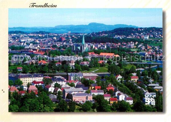 Trondheim Fliegeraufnahme