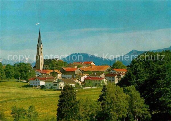 Irschenberg Teilansicht Kirche