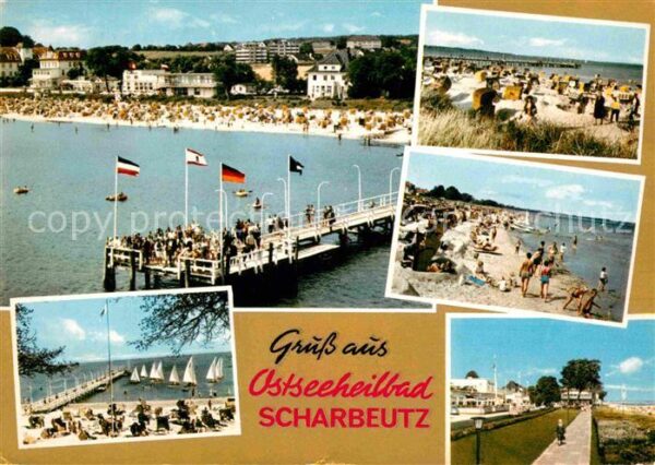 Scharbeutz Ostseebad Strand Seebrücke Promenade