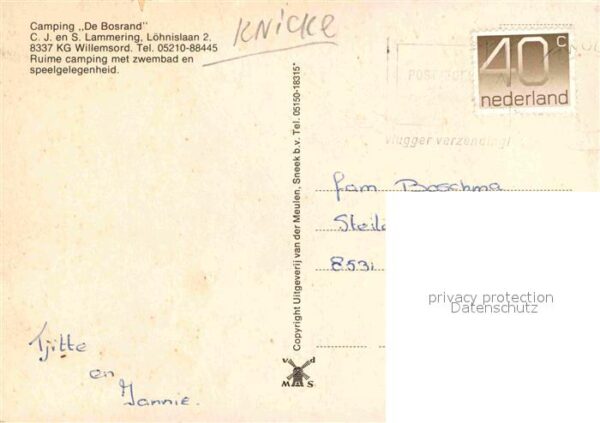 Willemsoord Camping De Bosrand Details – Bild 2
